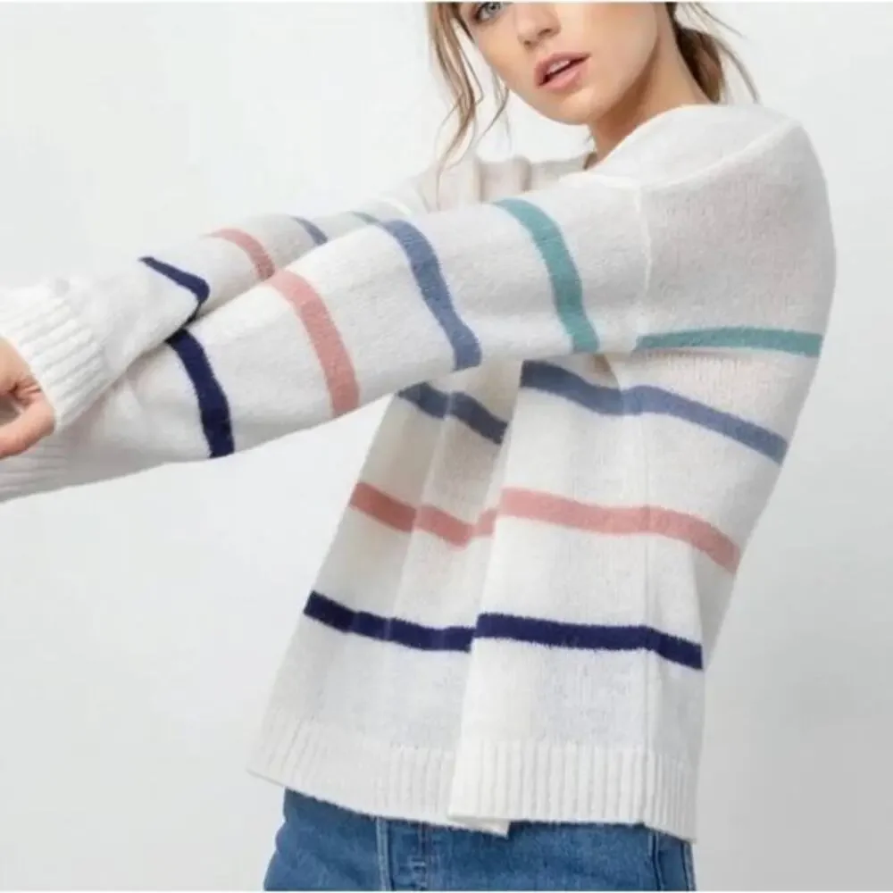 Rails perci‎ sweater in seaside stripe